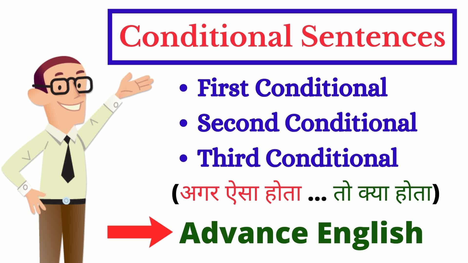 Create conditions. Conditionals in English.