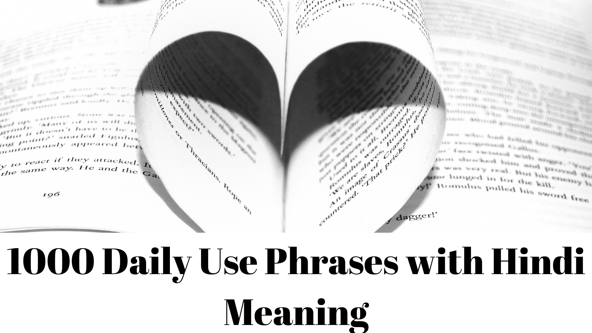 1000 Daily Use Phrases With Hindi Meaning Indian English